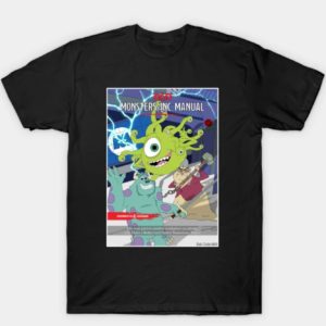 The Monsters, Inc. Manual! Mashing up your favorite Monster movie and the classic D&D sourcebook.